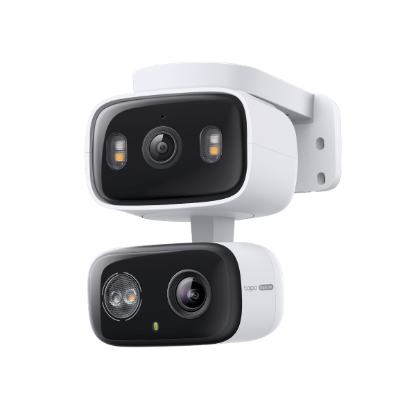 TP-Link Tapo C246D Dual Cam QHD 2K Pan/Tilt/Zoom IP Network Camera w/Mic ,Speaker & Micro SD slot