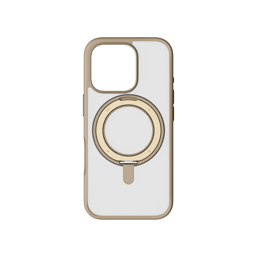MOMAX CaseFORM Roller iPhone 16 Pro 滾輪磁吸保護套 (砂岩色) #MRAP24ML2