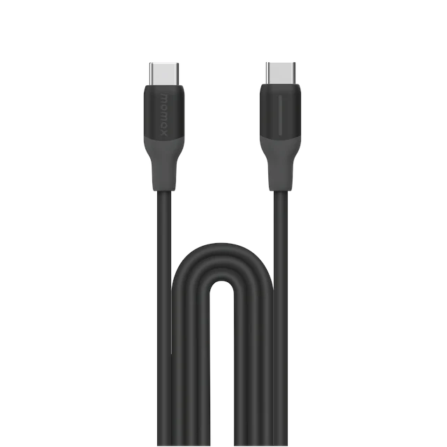 MOMAX 1-Link Flow CC X 60W USB-C to USB-C 充電線 (1.2米)(黑色) #DC23D