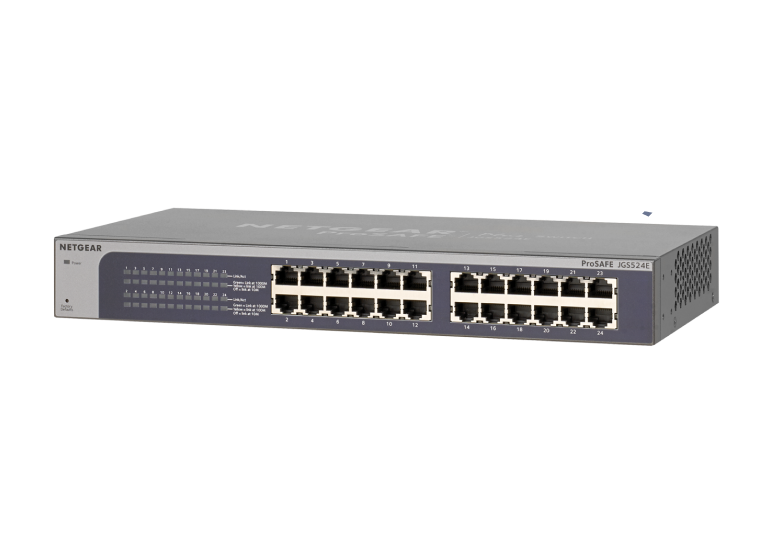 Netgear ProSafe JGS524 24port Gigabit Unmanaged Network Switch (Rackmount)