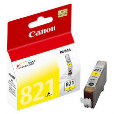 Canon CLI-821 Y 原廠黃色墨水盒