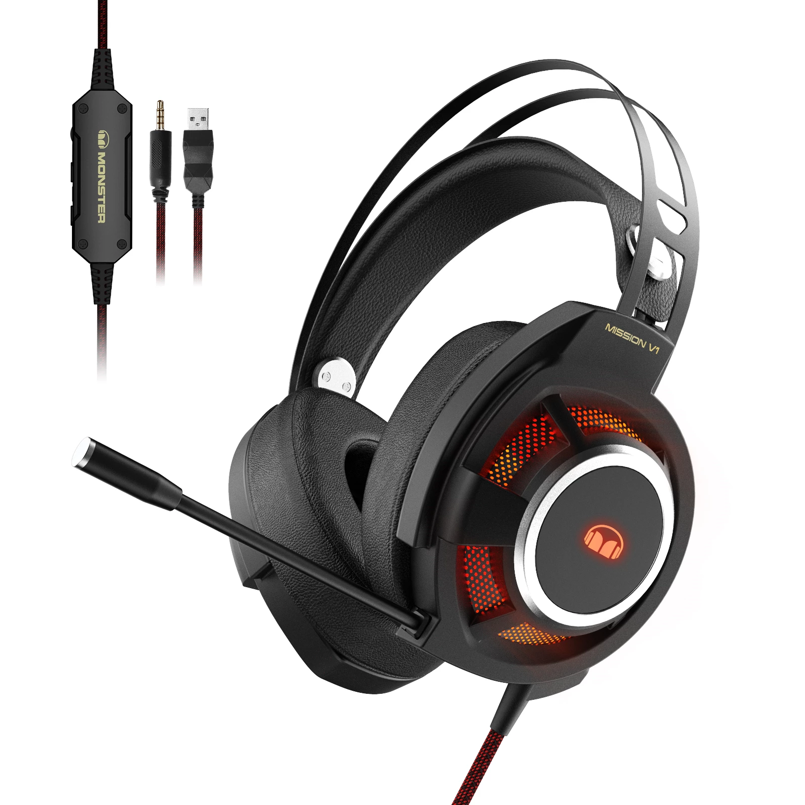 Monster Mission V1 7.1 Surround Gaming Headset #MH72001