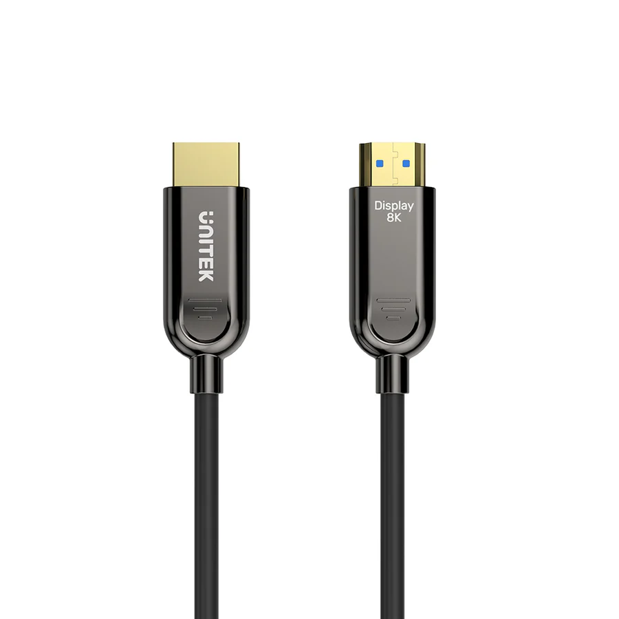 Unitek FiberOptic 8K 33ft/10metre HDMI to HDMI 2.1 HDMI Cable #C11085gy01-10M
