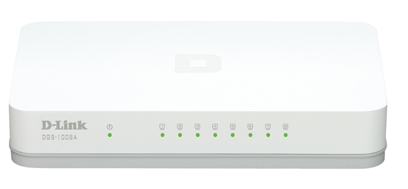 D-Link DGS-1008A 8port Gigabit Switch 網絡交換器
