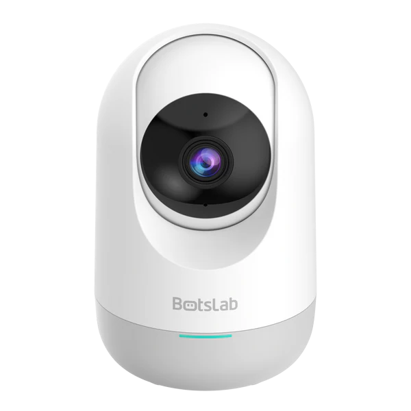 Botslab C212(2E) QHD 2K Pan/Tilt Wireless IP Network Camera w/Lan, Usb-C Power - Indoor (White) #C212(2E)-wH