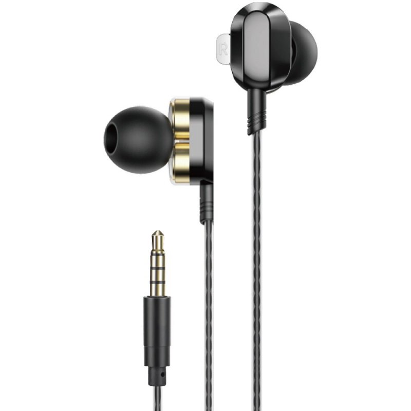 HP DHE-7003 Stereo In-Earphone (Black)