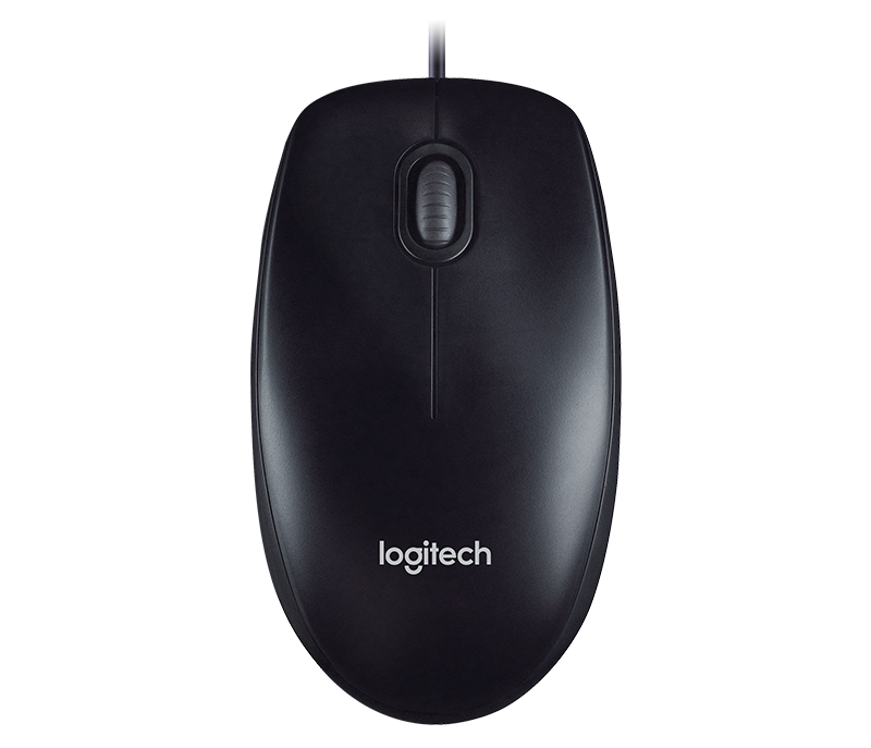 Logitech M100r Optical Corded Mouse - Usb (Black)