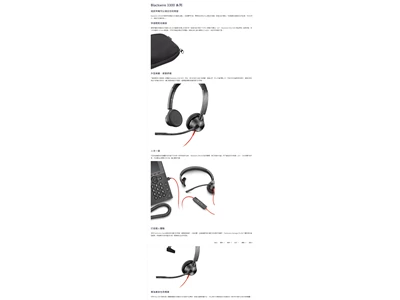 Wellent 偉倫| Poly Blackwire 3310 Mono 有線耳機HeadPhone Usb w