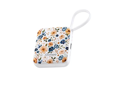 Ocoopa UT5 Nano 2000mAh 充電暖手器 (白花色) #UT3042-HUHD_wH-1P-Dz