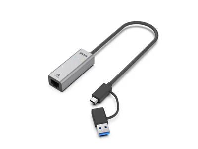 Unitek Usb 2.5G Lan Adapter w/Type-C (Silver) #U1313C