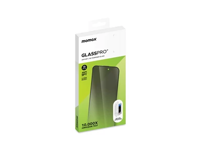 MOMAX GlassPro+ Privacy Screen Protector 防窺全屏玻璃保護貼 for iPhone 15 Plus (Black) #PZAP23LD1VD