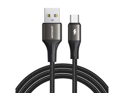 JoyRoom SA25-AM3 4ft/1.2metre Usb-A to Micro-Usb (Black) #8200000218