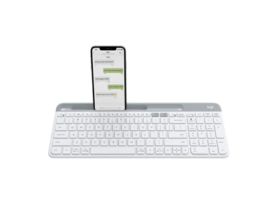 Logitech K580 中文 靜音多工鍵盤 (珍珠白) #920-009213