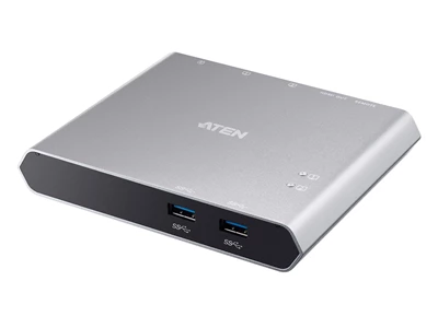 分配器・切替器 ATEN 2-port 4K displayport USB-C KVM 2-Port 4K DisplayPort USB-C Cable KVM Switch with Remote