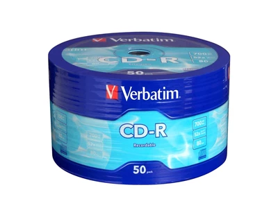 Verbatim 700Mb CDR Disc -50pc/pack #63308