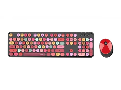 MoFii Sweet Colorful Chinese Wireless Keyboard and Mouse Combo (Black) #780-4052