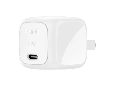 Belkin BoostCharge 30W USB-C 充電器 (白色) #WCA008myWH