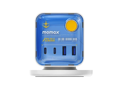 MOMAX 1-Charge (Gundam) 6.6ft/2metre 3Head Power Extension Socket w/2xUsb-A, 2xTypeC #US20UKGDW