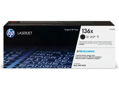 HP 136X Black Toner Cartridge (High Capacity) #W1360X