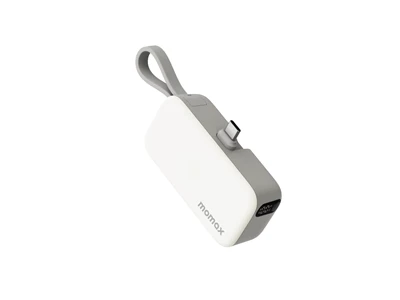 MOMAX 1-Power Mini 5000mAh 行動電源 w/Type-C Cable (白色) #iP130w (CCC)