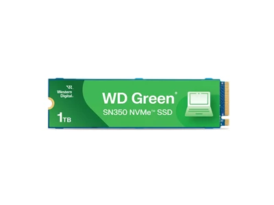 Western Digital Green-SN350 1Tb PCIe, NVMe SSD M.2_2280 #WDs100T3g0C