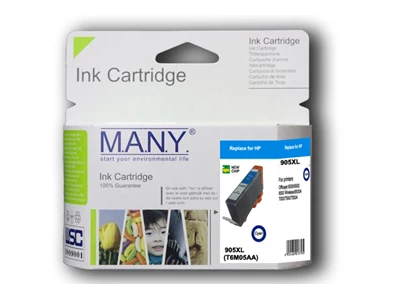 Many 905XL 高容量藍色代用墨水盒