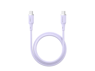 Capdase SiliconPR CC100 4ft/1.2metre Type-C to Type-C Cable PD (100W) (Purple) #HC00-5005