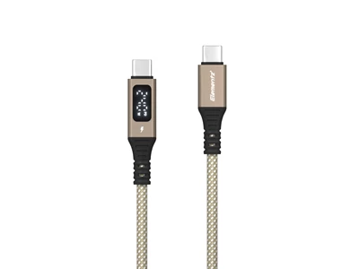 Elementz N24C 240W 0.3米 Usb-C to Usb-C 充電線 (鈦金色) #N24C-030TT