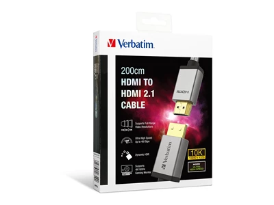 Verbatim 10K HDMI to HDMI 2.1 傳輸線 2米 6.6呎 #66319