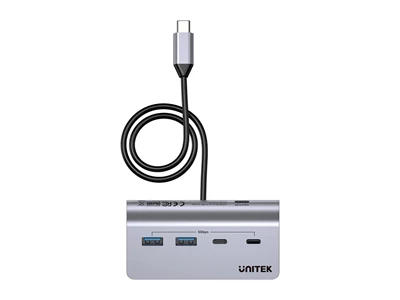 Unitek uHub_Q4 4port Usb-C to 2xUsb-A , 2xUsb-C Aluminium Alloy Hub #H1337AgY01