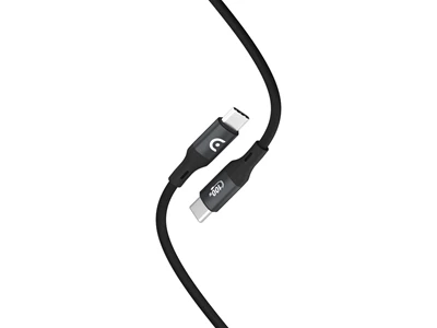 Elementz 4ft/1.2metre Usb-C to Usb-C Cable (100W) (Black) #N10C-120BK