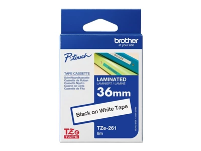 Brother TZe Tape Label 36mm 白底 黑字 #TZe-261