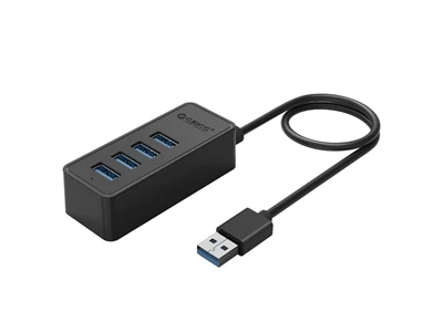 Orico W5P-U3 4-Port USB 3.0 Hubs 1m (Black) #Orico-w5P-U3-100-bK