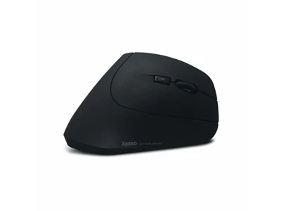 ApaxQ Ergonomic Vertical Wireless Mouse - Usb (Black) #MV-186