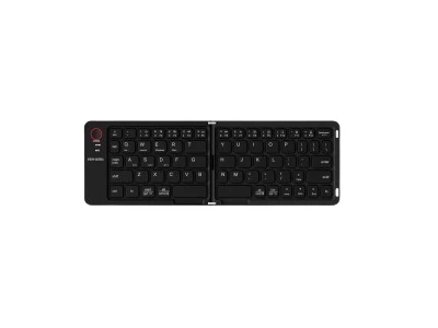 Ven-Dens Foldable English Keyboard - BT (Black) #VD-KB001