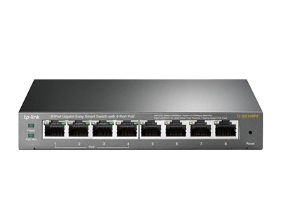 TP-Link TL-sg108Pe (Metal) 8port Gigabit Web Managed Network Switch w/4port PoE+ #1760500134