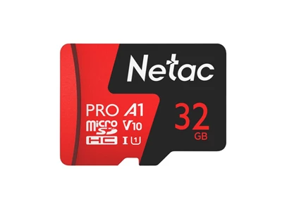 Netac P500 32Gb (C10, UHS-I, 90Mb/s) 記憶卡 #NT02P500STN-032G-R