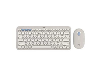 Logitech Pebble 2 Combo 無線纖薄鍵鼠套裝 (迷霧灰) #920-012191