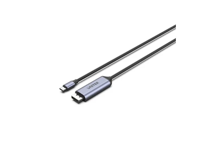 Unitek 8K 1.8米 USB-C 轉 DisplayPort1.4 轉接線 (黑色) #V1423C