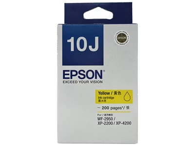 Epson 10J Yellow Ink Cartridge 黃色墨水匣 #C13T10J483