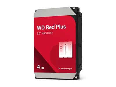 Western Digital Red-Plus 4Tb SATA-3 HDD -128Mb 3.5" NAS #WD40EFzz