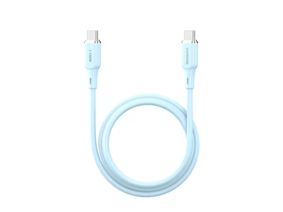 Capdase SiliconPR CC100 4ft/1.2metre Type-C to Type-C Cable PD (100W) (Blue) #HC00-5003