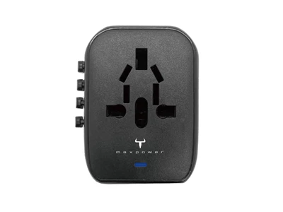 2theMax YF120PD Travel Usb Charger (20W, 4port, PD, 2xUsb-A, 2xTypeC, Black) #D24408-Mb-r1