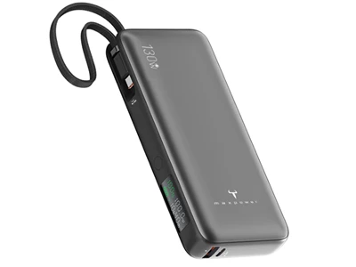 2theMax Rg2280sX PD 20000mAh Power Bank w/Type-C Cable 2port Black #D24429-Mb