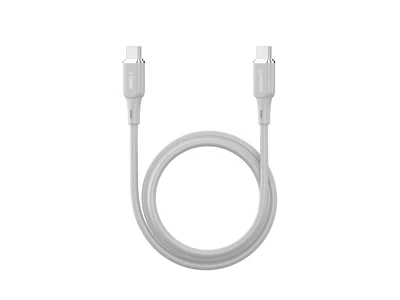 Capdase SiliconPR CC100 4ft/1.2metre Type-C to Type-C Cable PD (100W) (Grey) #HC00-500G
