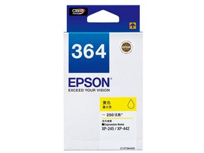 Epson 364 黃色原廠墨水盒 #T364483
