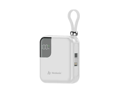 Hedonic PD3.0 10000mAh Lightning & USB-C 行動電源 (白色) #81060 (CCC Cert.)