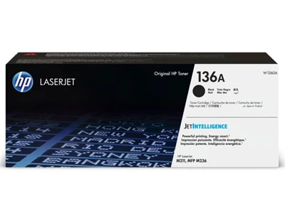 HP 136A Black Toner Cartridge #W1360A