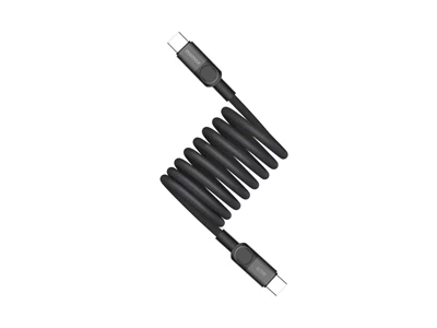 MOMAX Mag.Link 6.6ft/2metre Usb-C to Type-C Usb Cable Magnetic PD (60W) (Black) #DC61D