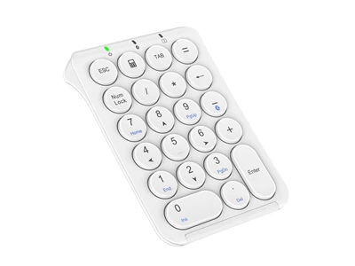 iClever iC-KP08 18keys Numeric KeyPad - BT (White) #6934911798036